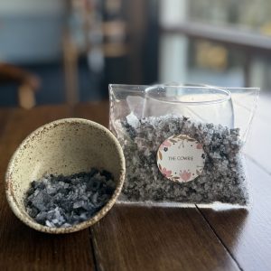 Cowrie Charcoal Infused Sea Salt
